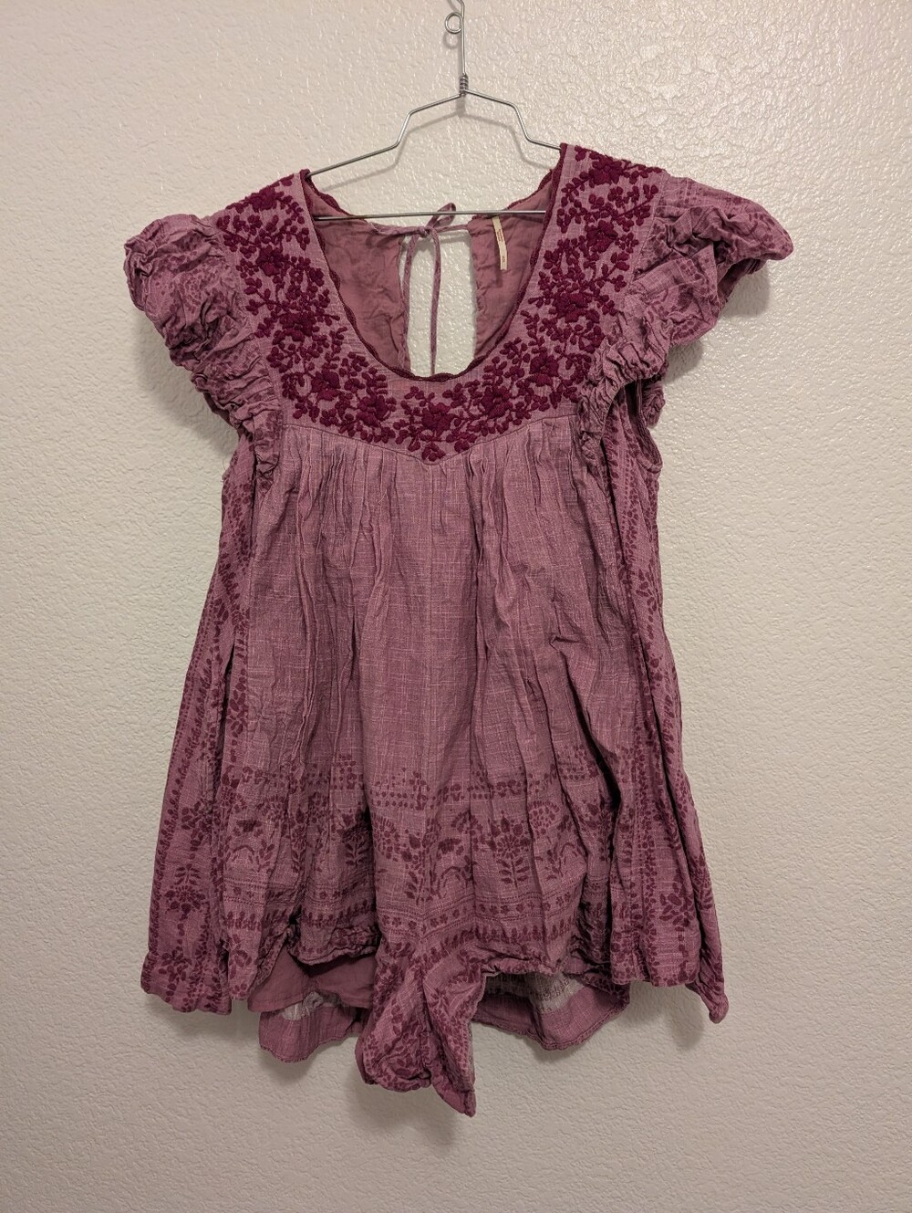 Free People Cutie Pie Romper Dress size S Azalea